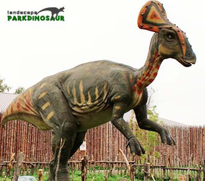 Realistická animatronická socha dinosaura pre zábavný park